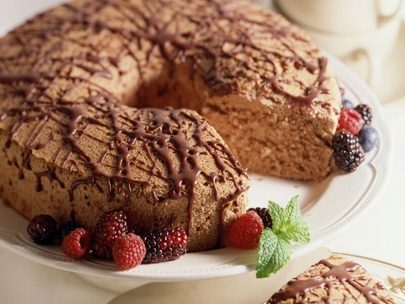 Chocolate Bundt Cake — Brown, Appetizing