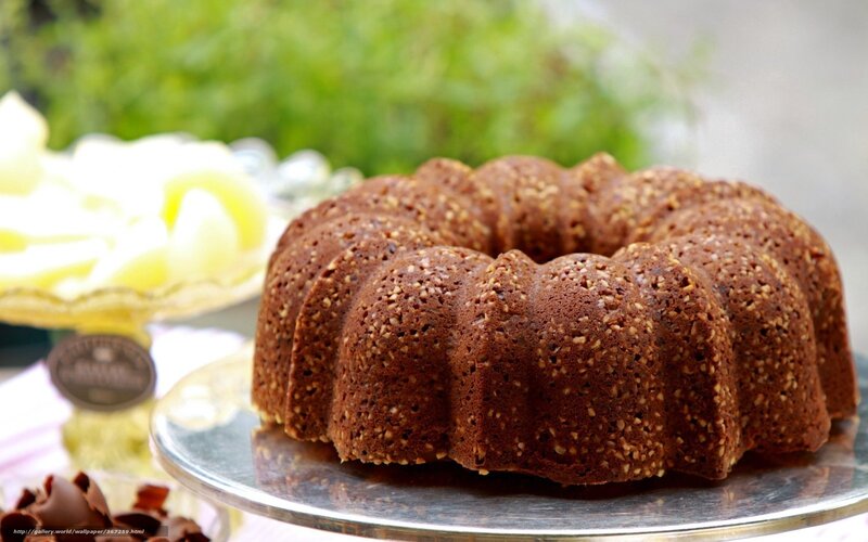 Chocolate Bundt Cake — Brown, Calm