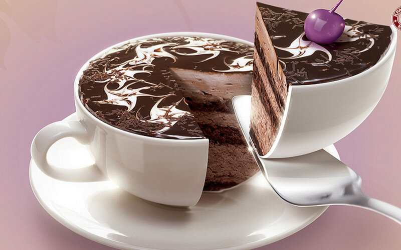 Chocolate Cake in Cup