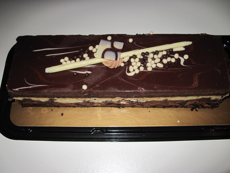 Chocolate Cake on Tray