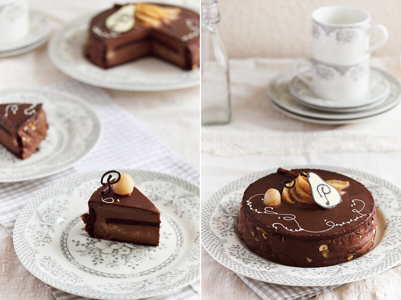 Chocolate Cake Slice — Brown, Calm