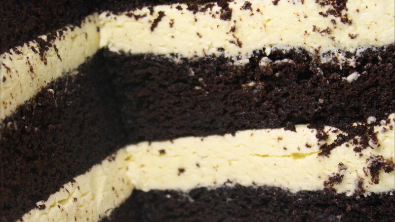 Chocolate Cake Slice — Brown, Neutral