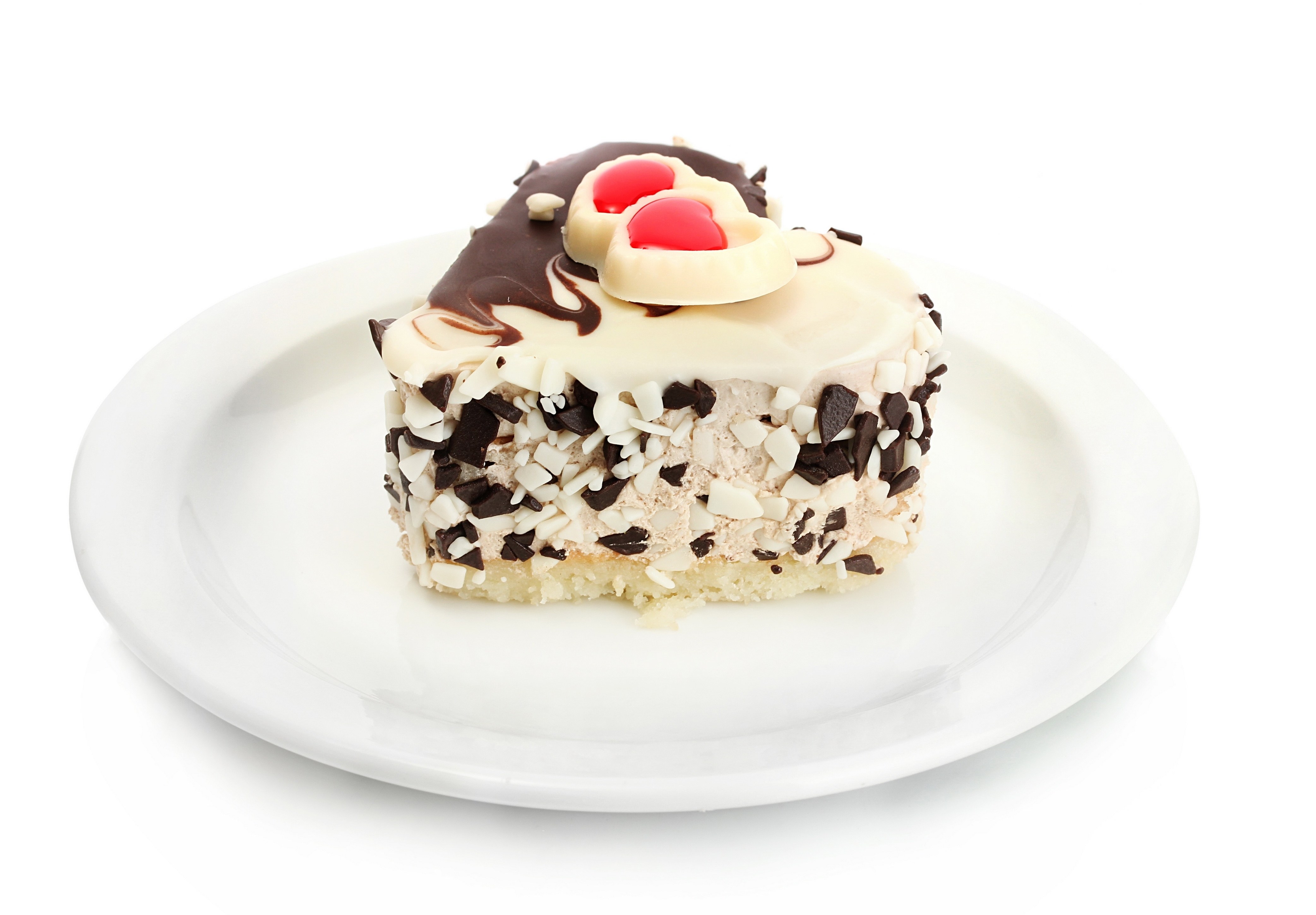 chocolate cake slice