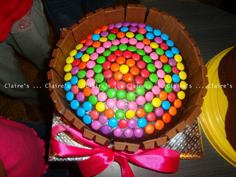 Chocolate Cake with Candies