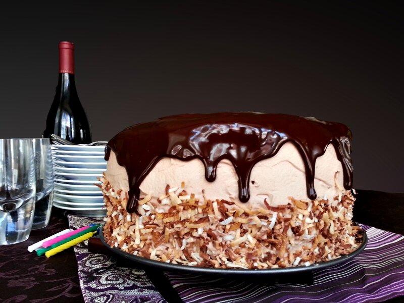 Chocolate Cake with Coconut
