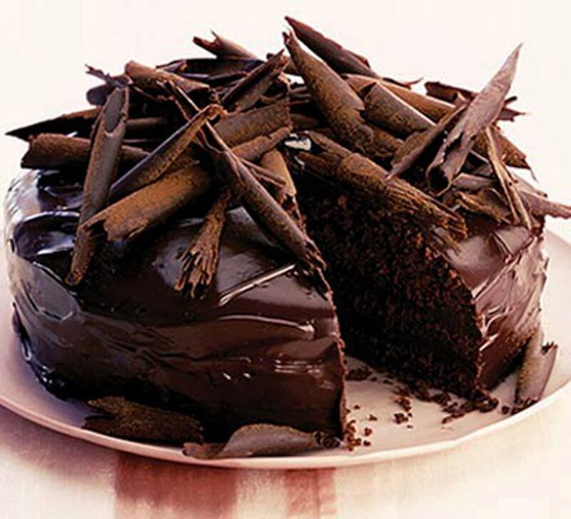 Chocolate Cake with Shavings