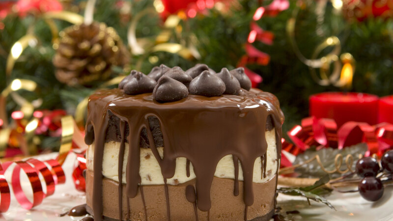 Chocolate Cake with Toppings
