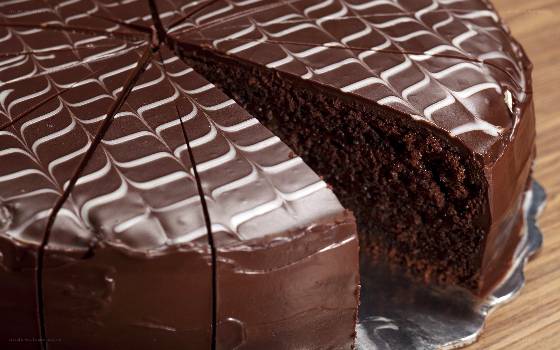 chocolate cake with white icing