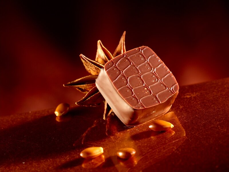 Chocolate Candy with Star Anise — Brown