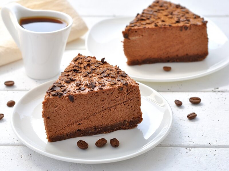 Chocolate Cheesecake Slices