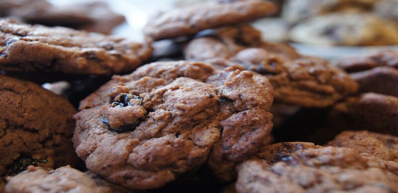 Chocolate Chip Cookies — Brown, Appetizing, Photograph, Chocolate Chips