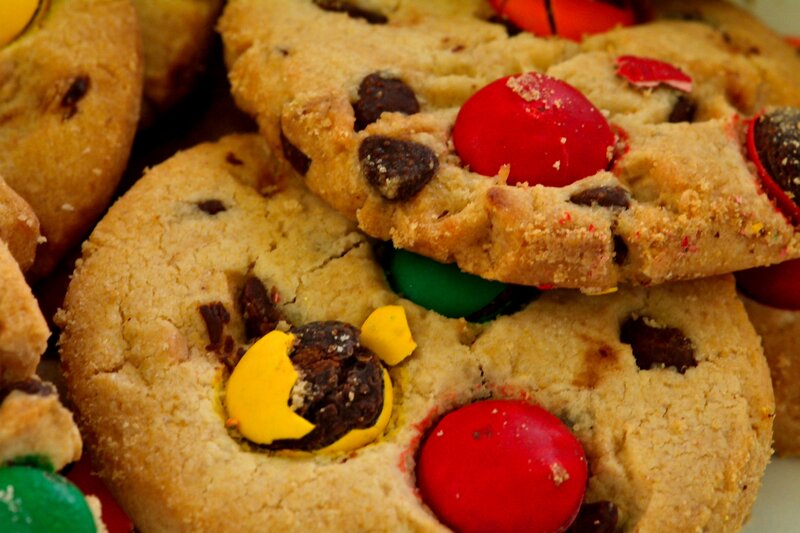 Chocolate Chip Cookies — Brown, Appetizing, Photograph, M&m's