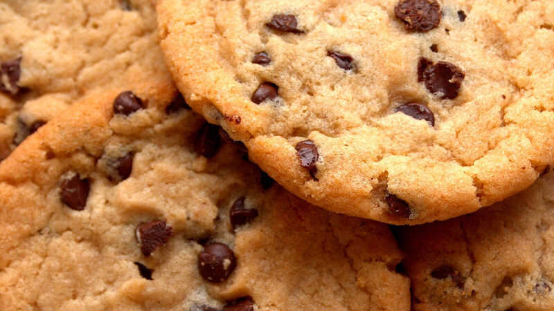 Chocolate Chip Cookies — Brown, Appetizing