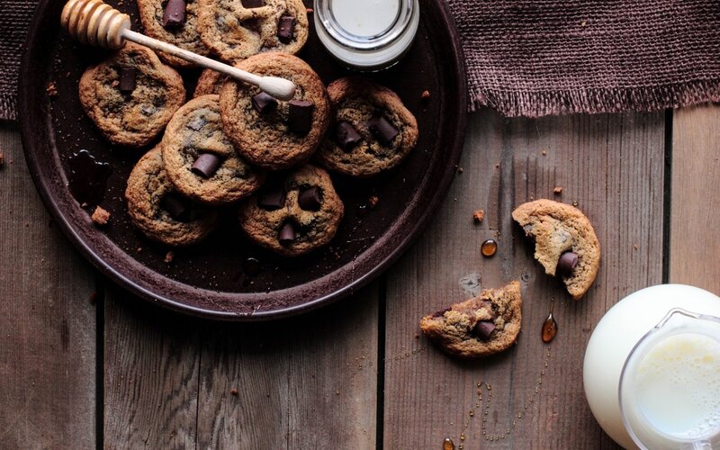 Chocolate Chip Cookies — Brown, Cozy
