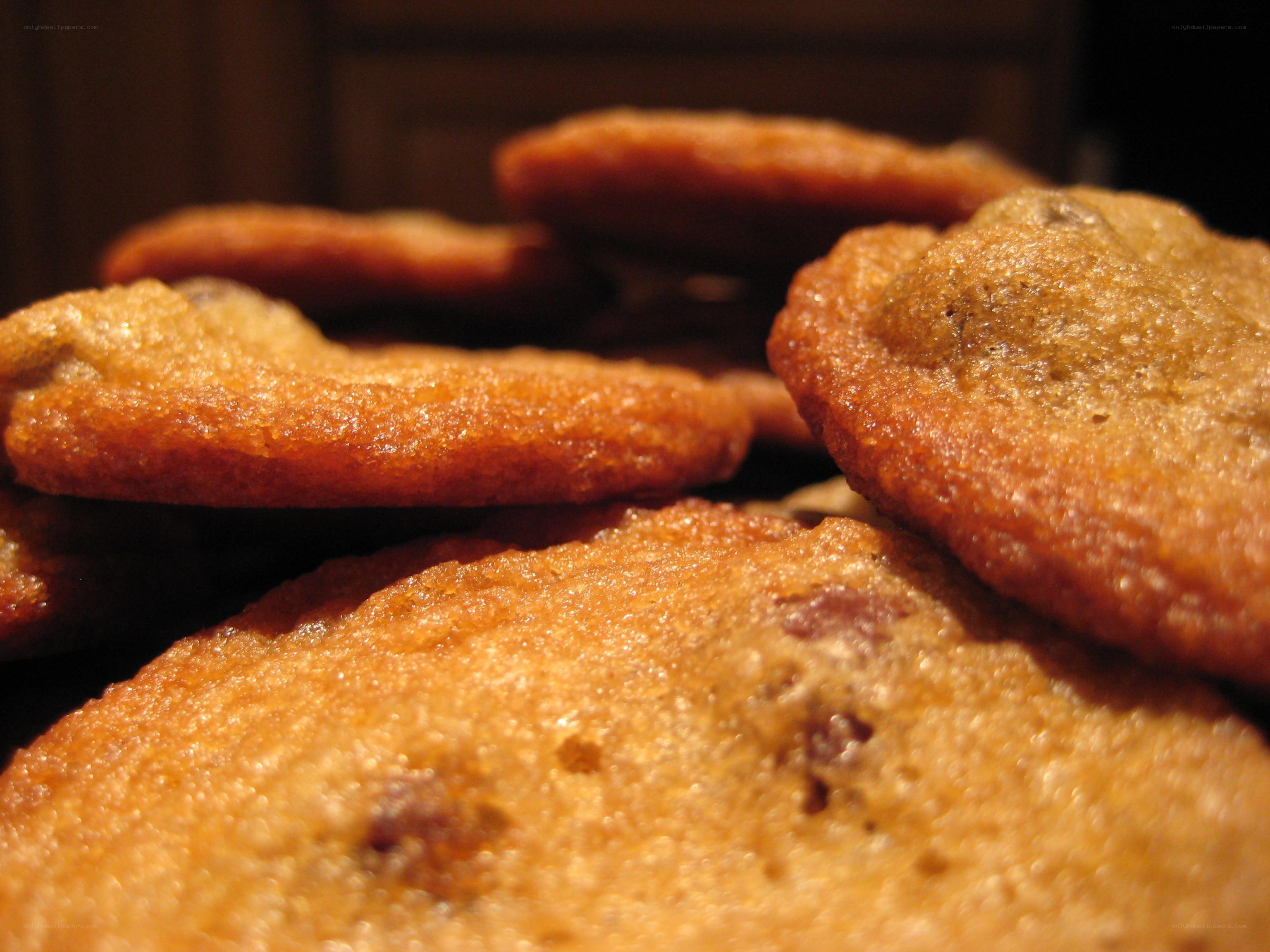 chocolate chip cookies close-up