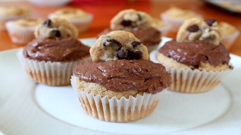 Chocolate Chip Cupcakes — Brown