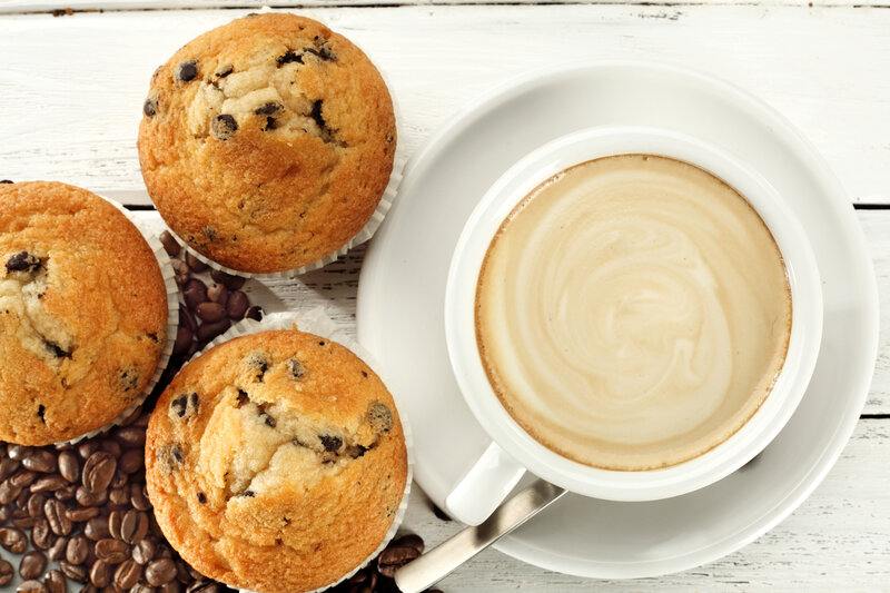 Chocolate Chip Muffins — White