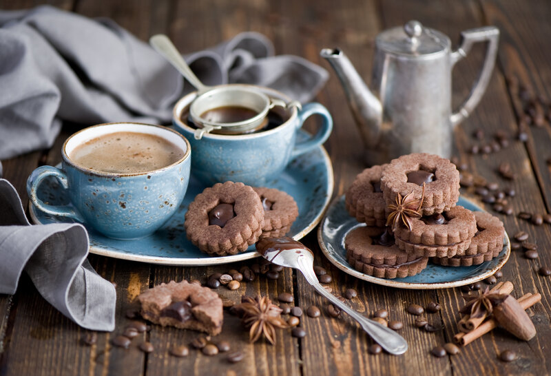 Chocolate Cookies and Coffee