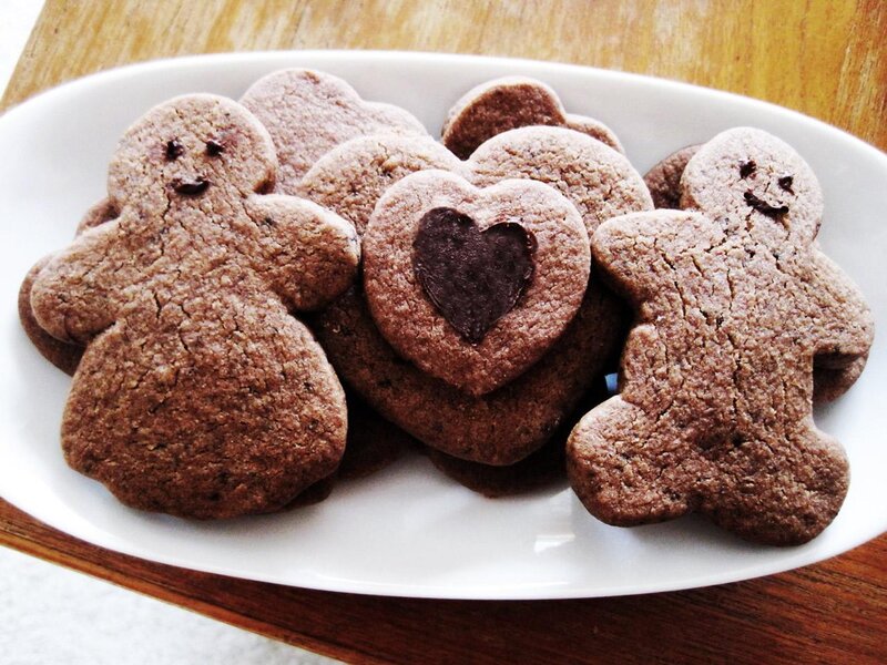 Chocolate Cookies on Plate