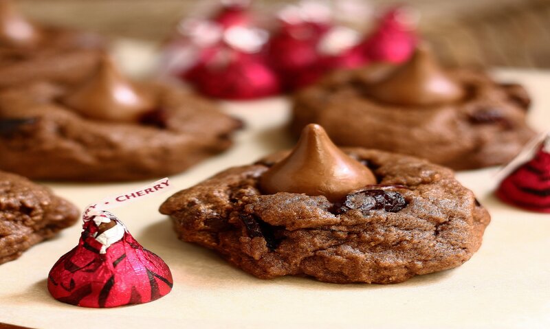 Chocolate Cookies with Candies
