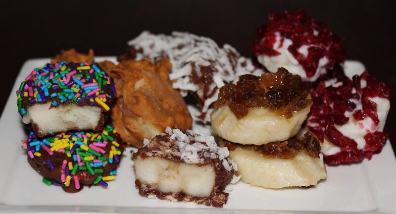 Chocolate-covered Banana Bites