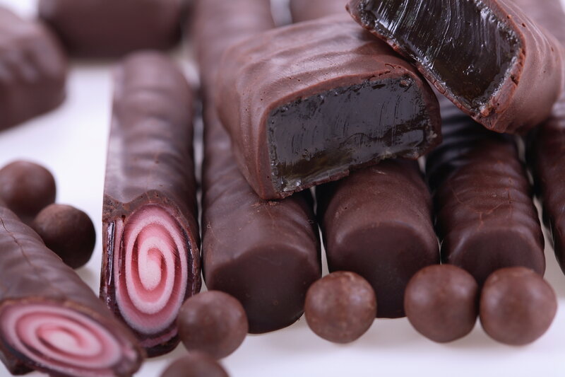 Chocolate-covered Candies — Brown, Appetizing