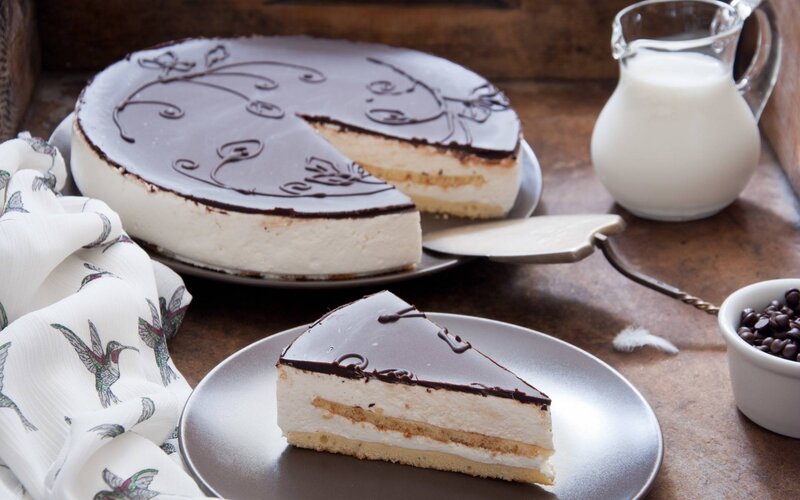 Chocolate-covered Cheesecake