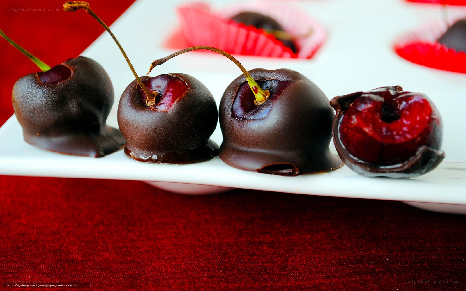 chocolate-covered cherries