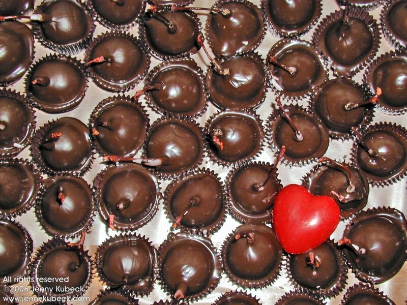 Chocolate-covered Cherries — Brown