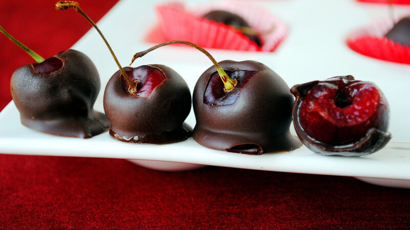 Chocolate-covered Cherries — Red