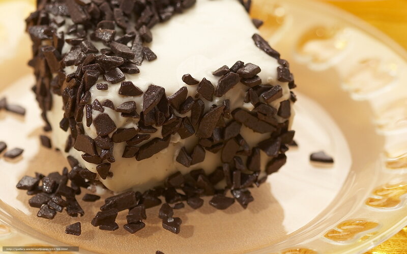 chocolate-covered dessert