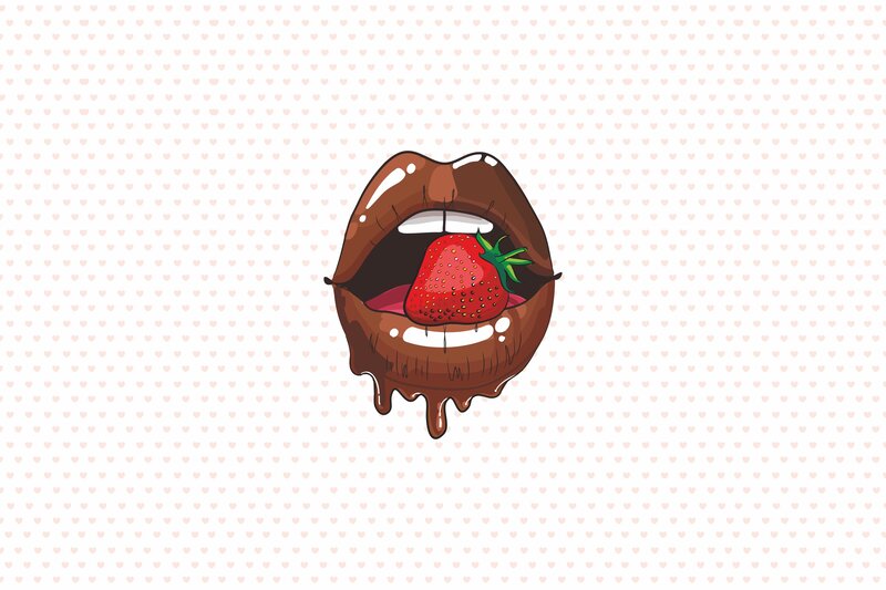 Chocolate-covered Lips