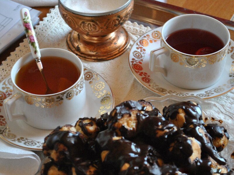Chocolate-covered Pastries — Brown, Cozy
