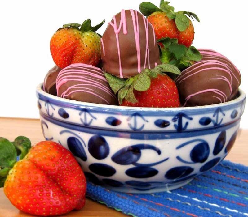 chocolate-covered strawberries