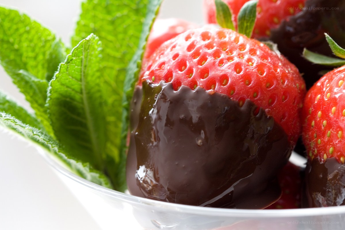 chocolate-covered strawberries