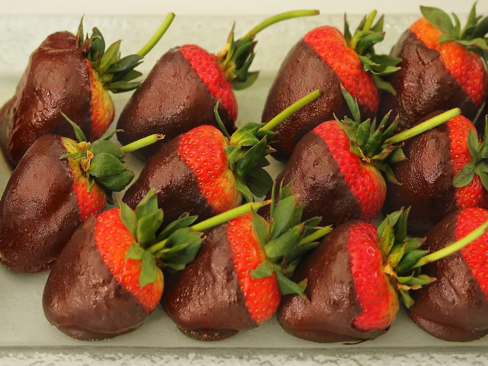 chocolate-covered strawberries