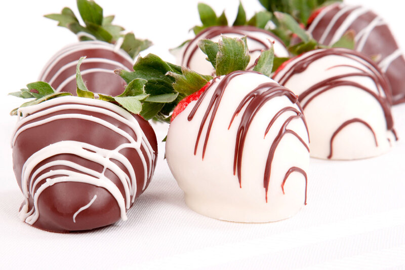 Chocolate-covered Strawberries — Brown, Appetizing, Photograph