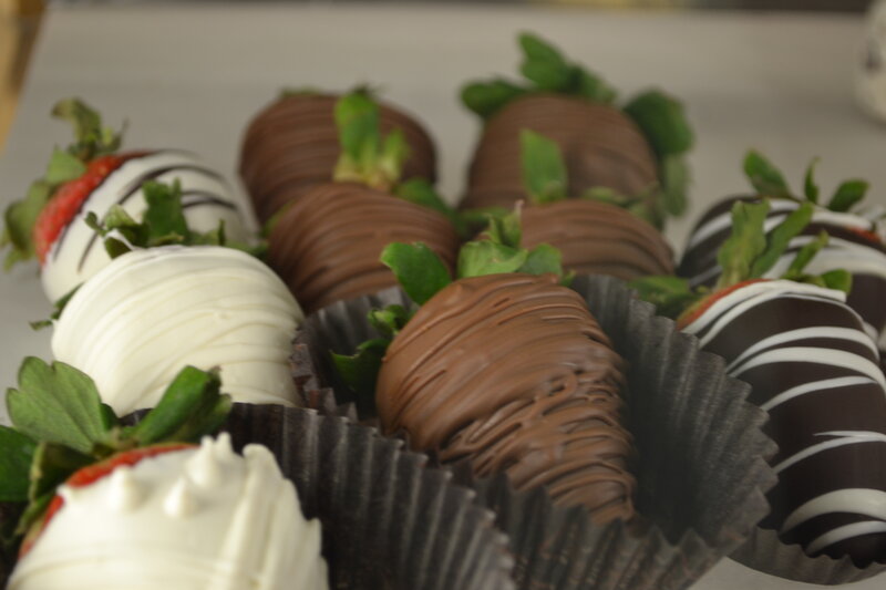 Chocolate-covered Strawberries — Brown, Indulgent, Photograph