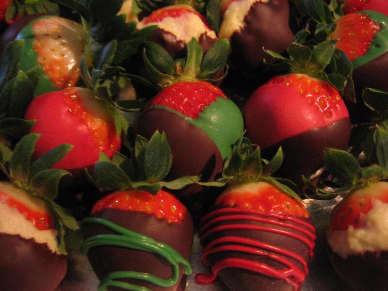 Chocolate-covered Strawberries — Brown, Indulgent