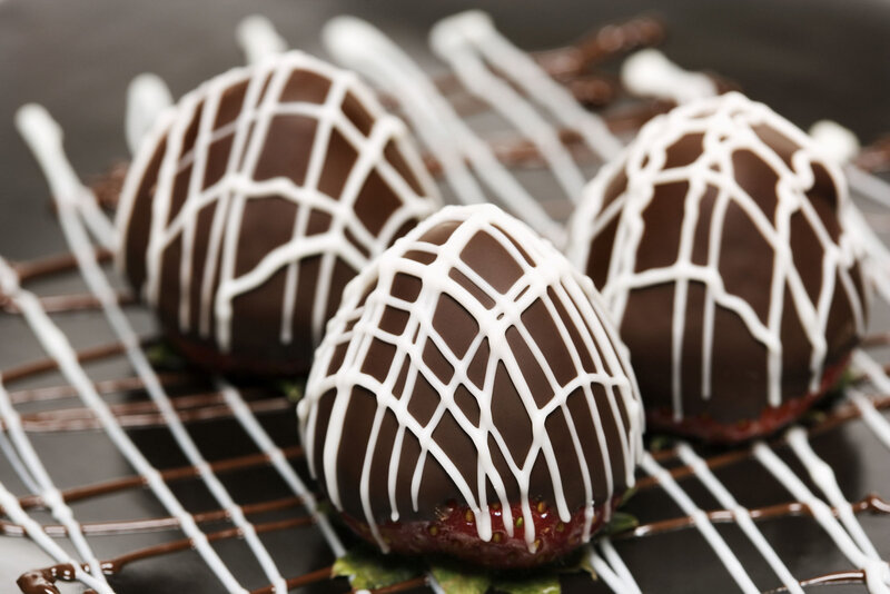 Chocolate-covered Strawberries — Brown