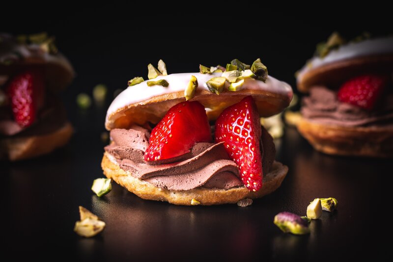 Chocolate Cream Puff — Brown
