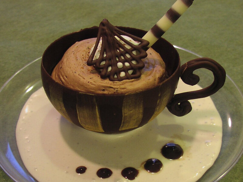 chocolate cup dessert