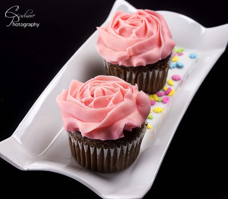 Chocolate Cupcakes — Brown, Dramatic