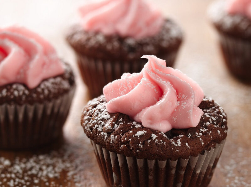 Chocolate Cupcakes — Brown, Sweet, Photograph