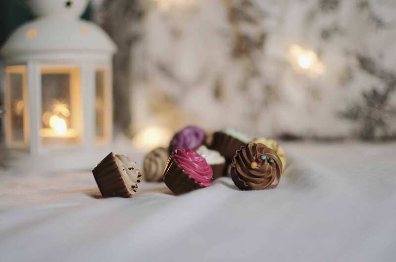 Chocolate Cupcakes — White