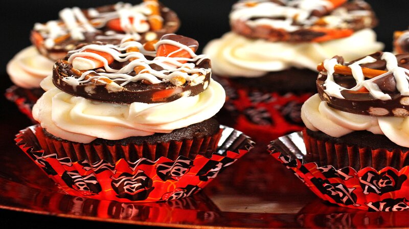 Chocolate Cupcakes with Toppings