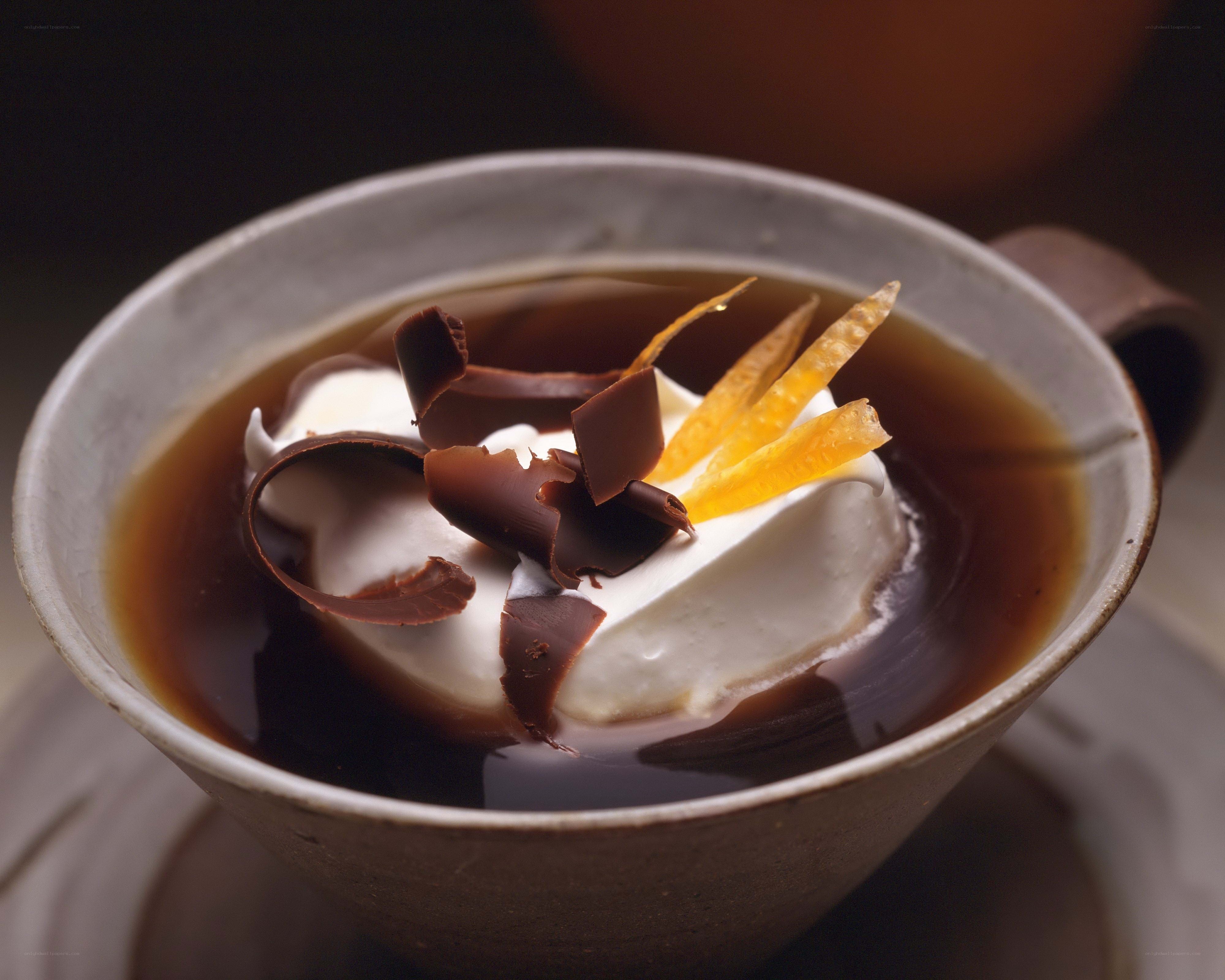 chocolate dessert in a bowl