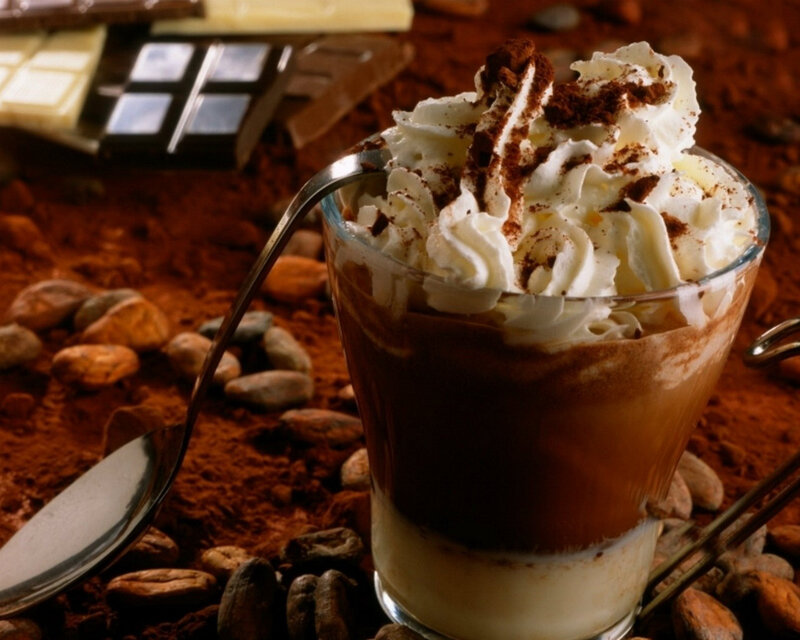 Chocolate Dessert in Glass — Brown, Indulgent