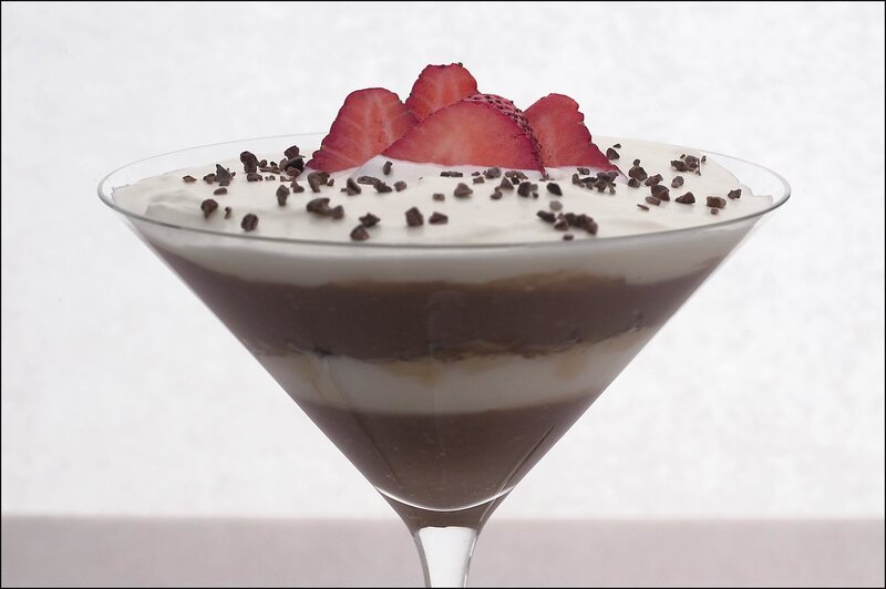 Chocolate Dessert in Glass