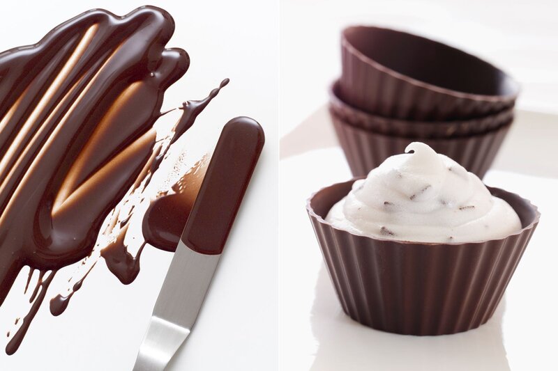 Chocolate dessert preparation